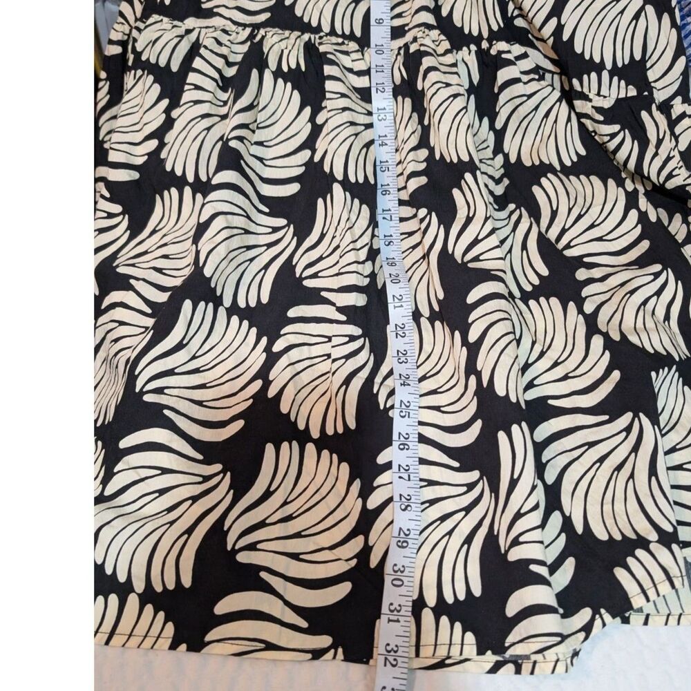 A New Day Black/Cream Maxi Skirt Size 2X - Picture 4 of 6
